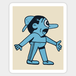 Blueman Sticker